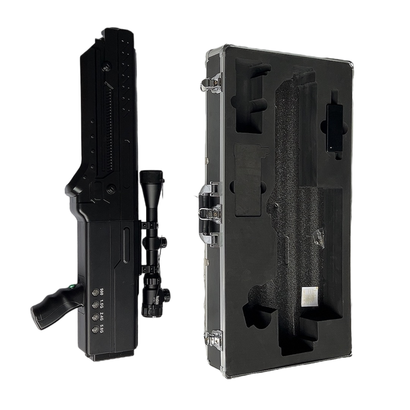  肥城手持便携式枪型低空防御反制四通道A型